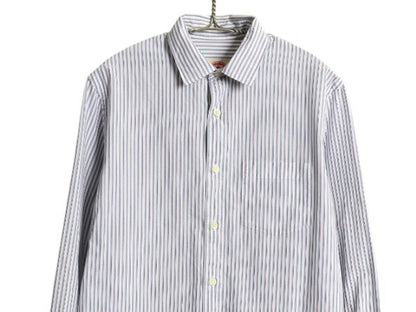 ブルックスブラザーズ ストライプ 長袖 シャツ メンズ M 古着 BROOKS BROTHERS Red Fleece コットン マルチカラー ワイシャツ マルチカラー