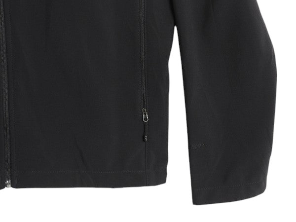 US企画 ノースフェイス APEX ソフトシェル ジャケット メンズ L / アウトドア 裏 フリース フルジップ ストレッチ ブルゾン 防風 ブラック