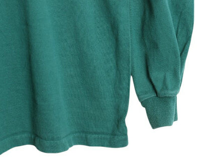 80s USA製 エルエルビーン モックネック ボーダー 長袖 Tシャツ メンズ レディース XL ヴィンテージ LLBEAN ロンT ラガーシャツ 素材 厚手