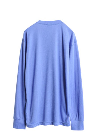 90s USA製 パタゴニア ヘンリーネック キャプリーン メンズ M 92年製 オールド 長袖 Tシャツ インナー アンダーシャツ ストレッチ ロンT 青