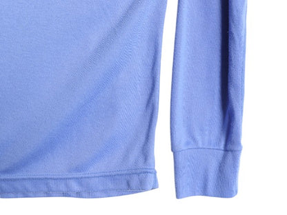 90s USA製 パタゴニア ヘンリーネック キャプリーン メンズ M 92年製 オールド 長袖 Tシャツ インナー アンダーシャツ ストレッチ ロンT 青