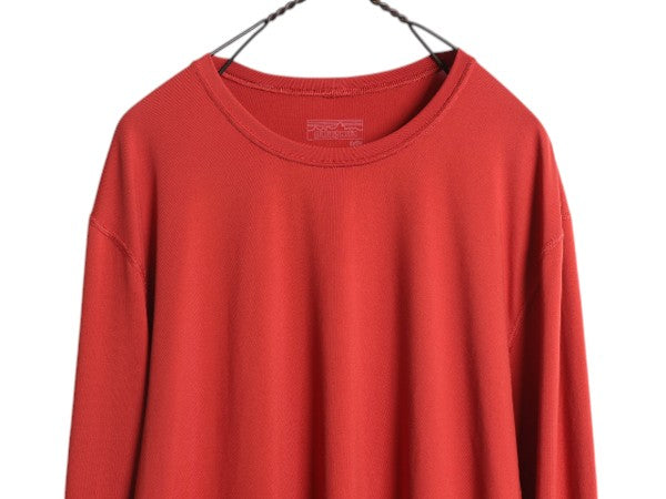 パタゴニア キャプリーン 長袖 Tシャツ メンズ L / 16年製 アウトドア ストレッチ インナー カットソー ワンポイント ロンT スムース 素材