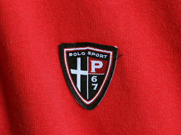90s ポロスポーツ ラルフローレン 長袖 ラガーシャツ キッズ L メンズ S オールド ポロ ラグビー ワンポイント ツートン 当時物 長袖シャツ