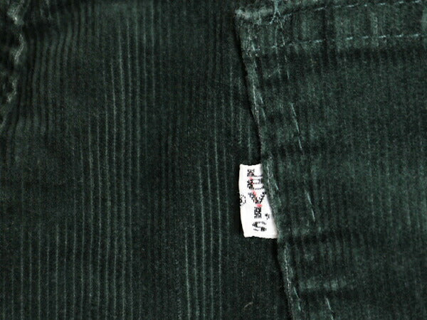 70s USA製 リーバイス 519 コーデュロイ パンツ メンズ 実寸 36 30 古着 ヴィンテージ アメリカ製 タロン スリム ストレート 細畝 42TALON