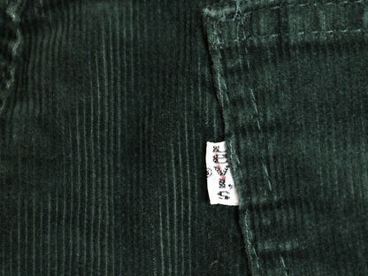 70s USA製 リーバイス 519 コーデュロイ パンツ メンズ 実寸 36 30 古着 ヴィンテージ アメリカ製 タロン スリム ストレート 細畝 42TALON