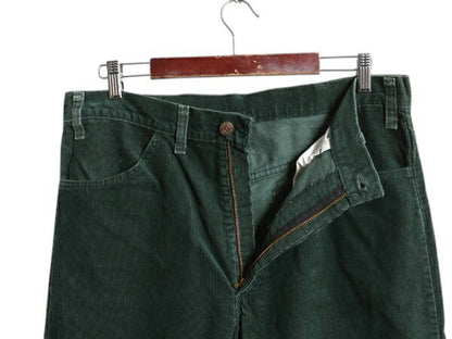 70s USA製 リーバイス 519 コーデュロイ パンツ メンズ 実寸 36 30 古着 ヴィンテージ アメリカ製 タロン スリム ストレート 細畝 42TALON