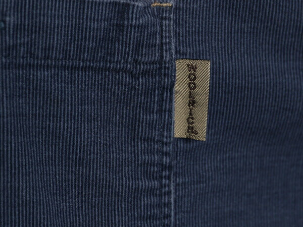 00s ウールリッチ 細畝 コーデュロイ 長袖 シャツ メンズ XL / オールド 無地 長袖シャツ コットン ポケット付き 大きいサイズ シンプル 紺