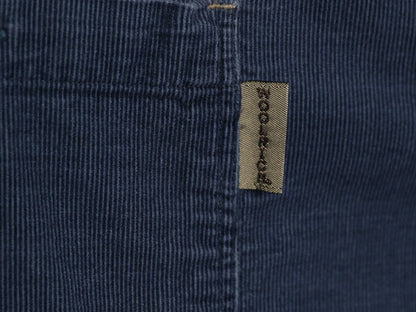 00s ウールリッチ 細畝 コーデュロイ 長袖 シャツ メンズ XL / オールド 無地 長袖シャツ コットン ポケット付き 大きいサイズ シンプル 紺
