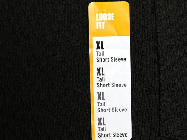 デッドストック カーハート ポケット付き 半袖 Tシャツ メンズ XL / ワンポイント ヘビーウェイト ポケT ルーズフィット 大きいサイズ 黒