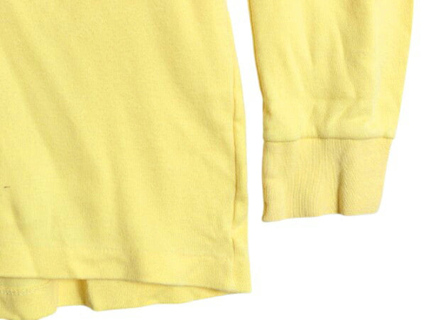 80s USA製 チャンピオン タートルネック 長袖 Tシャツ メンズ XL ヴィンテージ ロンT スムース 素材 大きいサイズ ワンポイント カットソー