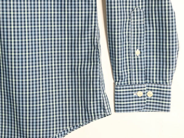 ブルックスブラザーズ チェック 長袖 ボタンダウン シャツ メンズ L Brooks Brothers ノーアイロン ワイシャツ ポケット付き マルチカラー