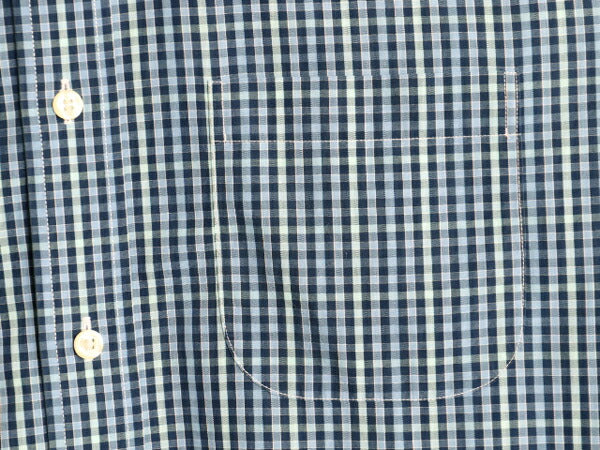 ブルックスブラザーズ チェック 長袖 ボタンダウン シャツ メンズ L Brooks Brothers ノーアイロン ワイシャツ ポケット付き マルチカラー