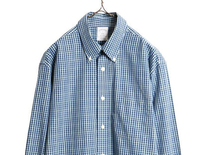 ブルックスブラザーズ チェック 長袖 ボタンダウン シャツ メンズ L Brooks Brothers ノーアイロン ワイシャツ ポケット付き マルチカラー