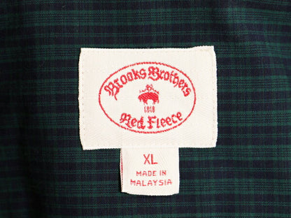 ブルックスブラザーズ チェック 長袖 シャツ メンズ XL 小さめ / BROOKS BROTHERS Red Fleece 大きいサイズ ブラックウォッチ ワイシャツ