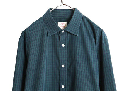 ブルックスブラザーズ チェック 長袖 シャツ メンズ XL 小さめ / BROOKS BROTHERS Red Fleece 大きいサイズ ブラックウォッチ ワイシャツ