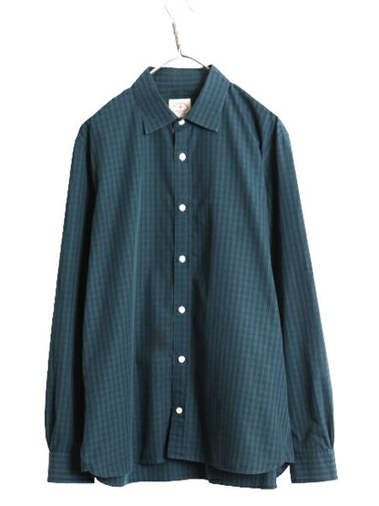 ブルックスブラザーズ チェック 長袖 シャツ メンズ XL 小さめ / BROOKS BROTHERS Red Fleece 大きいサイズ ブラックウォッチ ワイシャツ