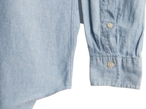 90s THE BIG SHIRT ラルフローレン ボタンダウン 長袖 シャンブレー シャツ メンズ L / 90年代 オールド ポロ 100% コットン 長袖シャツ BD