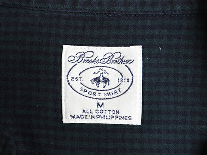 ブルックスブラザーズ ボタンダウン ライト フランネル シャツ メンズ M / 古着 BROOKS BROTHERS ネルシャツ ギンガム チェック 長袖シャツ
