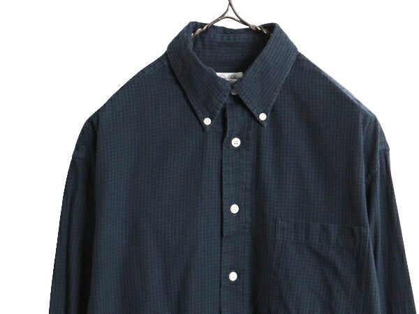 ブルックスブラザーズ ボタンダウン ライト フランネル シャツ メンズ M / 古着 BROOKS BROTHERS ネルシャツ ギンガム チェック 長袖シャツ