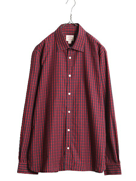 ブルックスブラザーズ チェック 長袖 シャツ メンズ XL 古着 BROOKS BROTHERS Red Fleece コットン マルチカラー 大きいサイズ ワイシャツ