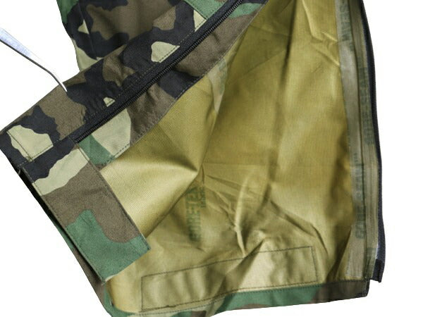デッドストック 米軍実物 US ARMY ウッドランド カモ オーバー パンツ LARGE REGULAR 程/ 未使用 ECWCS ゴアテックス アーミー ミリタリー