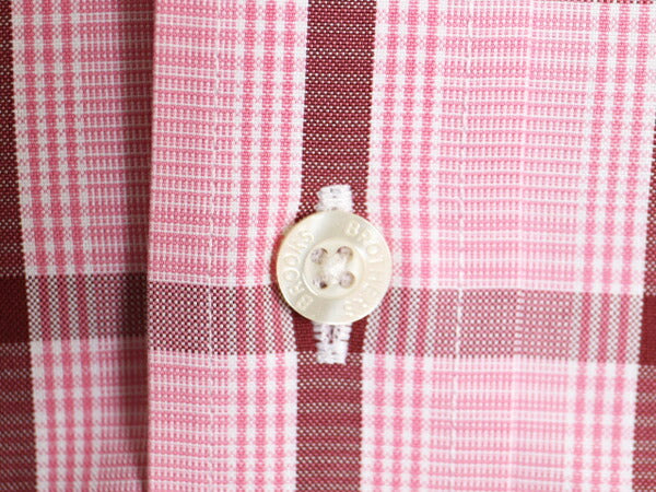 ブルックスブラザーズ チェック 長袖 ボタンダウン シャツ メンズ M / Brooks Brothers ポケット付き 長袖シャツ ノーアイロン ワイシャツ