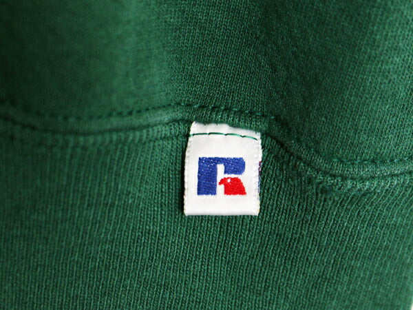 90s USA製 ラッセル 無地 スウェット メンズ レディース L / 古着 90年代 オールド RUSSELL トレーナー 前V 裏起毛 スエット クルーネック
