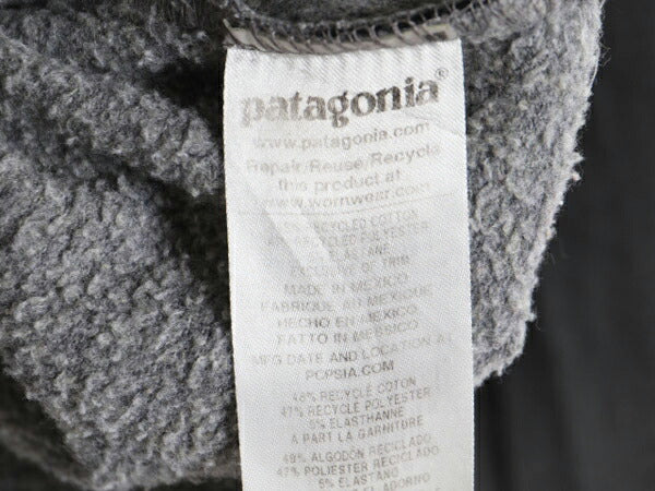 20年製 パタゴニア プリント スウェット フード パーカー メンズ S 古着 Patagonia トレーナー プルオーバー ストレッチ アウトドア 裏起毛