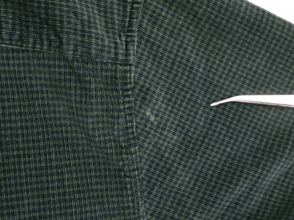 90s エディーバウアー コーデュロイ 長袖 ボタンダウン シャツ メンズ M 古着 90年代 オールド Eddie Bauer 長袖シャツ チェック ツートン
