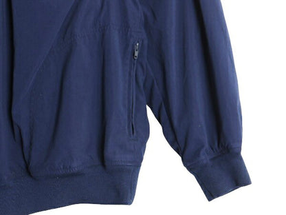 90s ポロ ゴルフ ラルフローレン スムース 素材 プルオーバー ジャケット メンズ XL / スイングトップ POLO GOLF ブルゾン 大きいサイズ 紺
