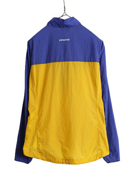 16年製 パタゴニア フーディニ プルオーバー レディース XS / 古着 PATAGONIA 薄手 ナイロン ハイネック ブルゾン プルオーバー ツートン