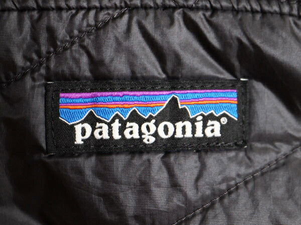 21年製 パタゴニア 中綿 キルティング ジャケット レディース XS 古着 Patagonia アウトドア ナイロン ブルゾン フルジップ ハイネック 黒