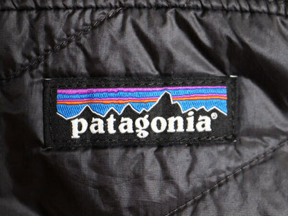 21年製 パタゴニア 中綿 キルティング ジャケット レディース XS 古着 Patagonia アウトドア ナイロン ブルゾン フルジップ ハイネック 黒