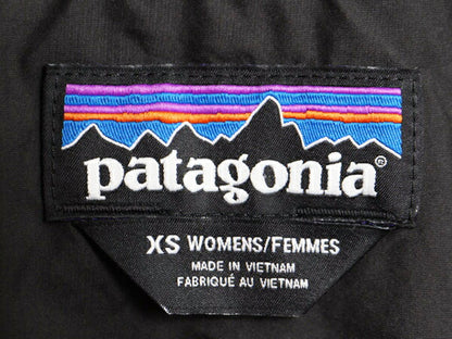 21年製 パタゴニア 中綿 キルティング ジャケット レディース XS 古着 Patagonia アウトドア ナイロン ブルゾン フルジップ ハイネック 黒