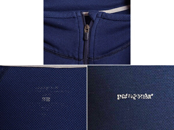 07年製 パタゴニア キャプリーン ハーフジップ 長袖 Tシャツ メンズ L / 古着 Patagonia アウトドア ロンT ハイネック ストレッチ インナー