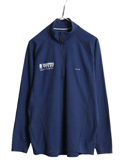 07年製 パタゴニア キャプリーン ハーフジップ 長袖 Tシャツ メンズ L / 古着 Patagonia アウトドア ロンT ハイネック ストレッチ インナー