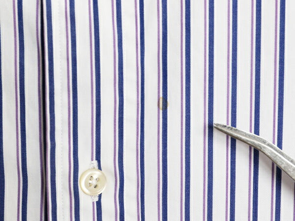 00s ポロ ラルフローレン ストライプ 長袖 シャツ メンズ L 程 古着 00年代 オールド コットン 長袖シャツ ワイシャツ ビジネス ポニー無し