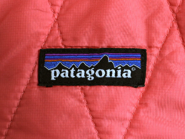 パタゴニア ナノ パフ ジャケット キッズ L レディース XS 程 古着 PATAGONIA 中綿 ナイロン キルティング ブルゾン アウトドア パッカブル