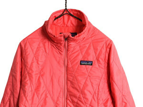 パタゴニア ナノ パフ ジャケット キッズ L レディース XS 程 古着 PATAGONIA 中綿 ナイロン キルティング ブルゾン アウトドア パッカブル