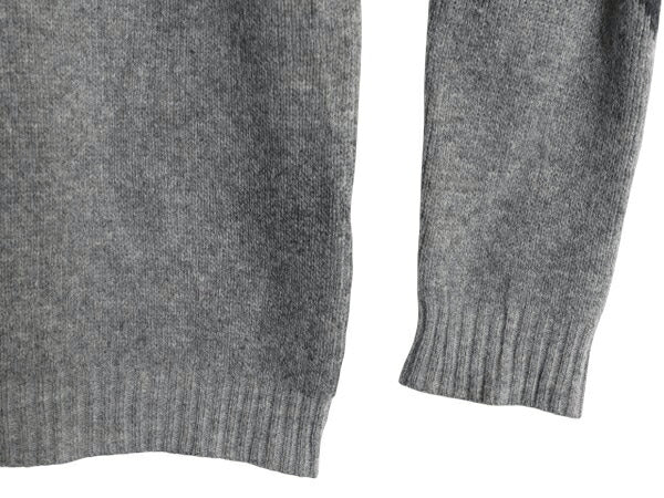 ペンドルトン ネイティブ 総柄 ウール ニット セーター メンズ S 古着 PENDLETON ミドルゲージ モックネック デザイン ハイネック グレー