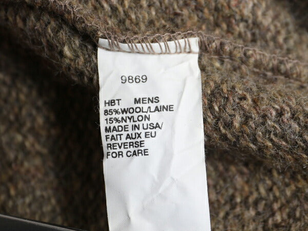 90s USA製 ウールリッチ ノルディック 総柄 ニット セーター メンズ XL / 古着 90年代 オールド Woolrich アウトドア ウール ミドルゲージ