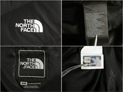 ノースフェイス ナイロン ダウン ジャケット レディース M / 古着 The North Face ジャンパー 600フィル ハイネック キルティング ブラック