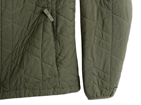 US企画 ノースフェイス 中綿 キルティング ナイロン ジャケット レディース M / 古着 The North Face ジャンパー フルジップ アウトドア 緑