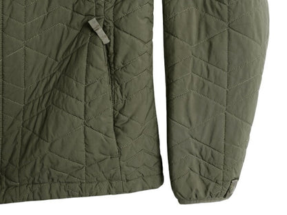 US企画 ノースフェイス 中綿 キルティング ナイロン ジャケット レディース M / 古着 The North Face ジャンパー フルジップ アウトドア 緑