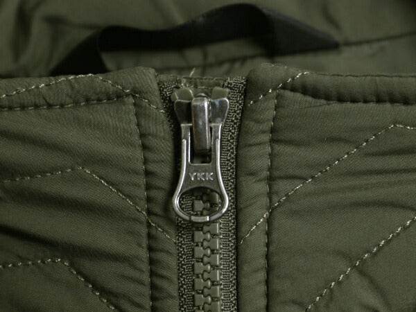 US企画 ノースフェイス 中綿 キルティング ナイロン ジャケット レディース M / 古着 The North Face ジャンパー フルジップ アウトドア 緑