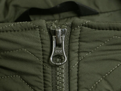 US企画 ノースフェイス 中綿 キルティング ナイロン ジャケット レディース M / 古着 The North Face ジャンパー フルジップ アウトドア 緑