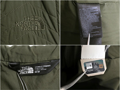US企画 ノースフェイス 中綿 キルティング ナイロン ジャケット レディース M / 古着 The North Face ジャンパー フルジップ アウトドア 緑