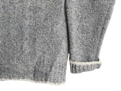 90s ウールリッチ タートルネック シェットランド ウール ニット セーター レディース M オールド Woolrich 旧タグ ケーブル ミドルゲージ