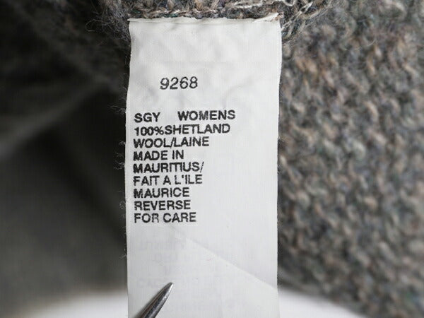 90s ウールリッチ タートルネック シェットランド ウール ニット セーター レディース M オールド Woolrich 旧タグ ケーブル ミドルゲージ
