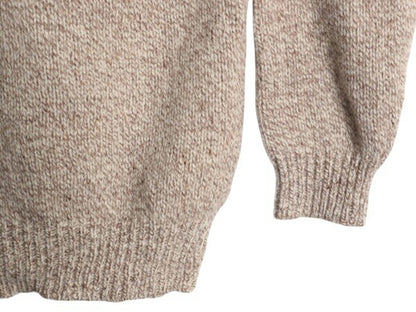 00s エルエルビーン ハイネック ラム ウール ニット セーター メンズ L / オールド LLBEAN アウトドア ヘンリーネック ミドルゲージ 無地